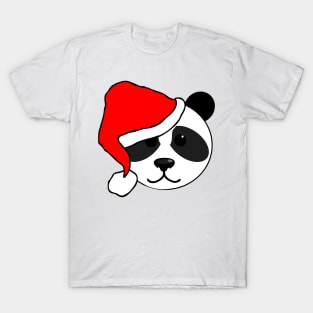 Christmas Panda Emoji T-Shirt